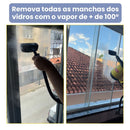 Limpador à Vapor com 9 acessórios + Brinde Esponja Mágica