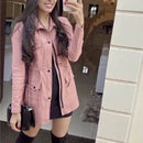 Parka Feminina Sobretudo em Bengaline